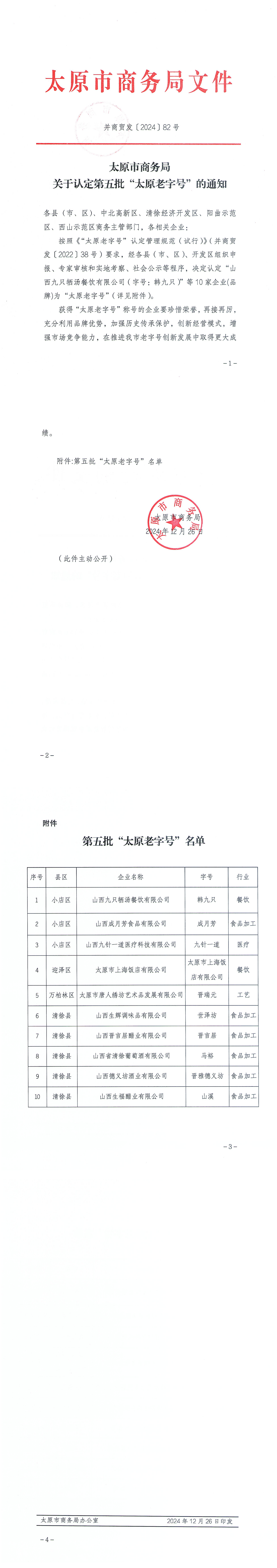 太原市商务局关于认定第五批“太原老字号”的通知_00.png